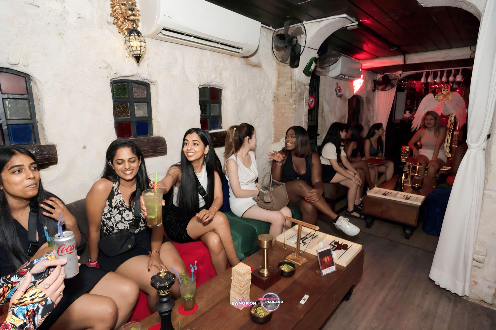 Speakeasy lounge and games